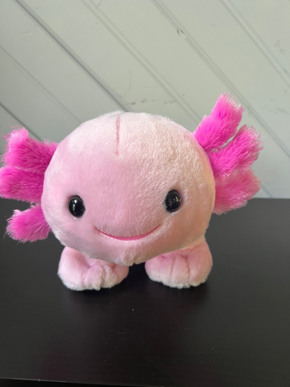 EUC Build-a-Bear Workshop Pink Axolotl Plush Stuffed Animal Toy